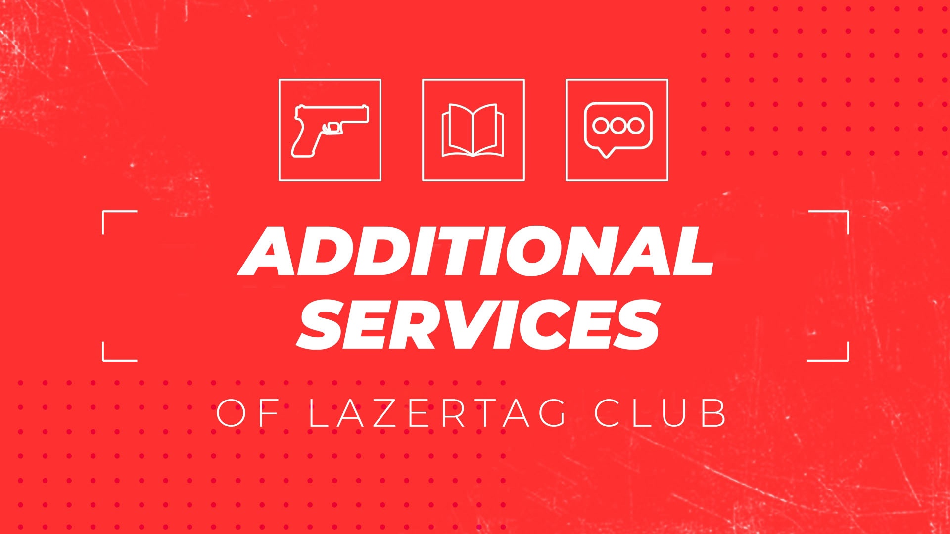 Additional services of laser tag club. Rising average price
