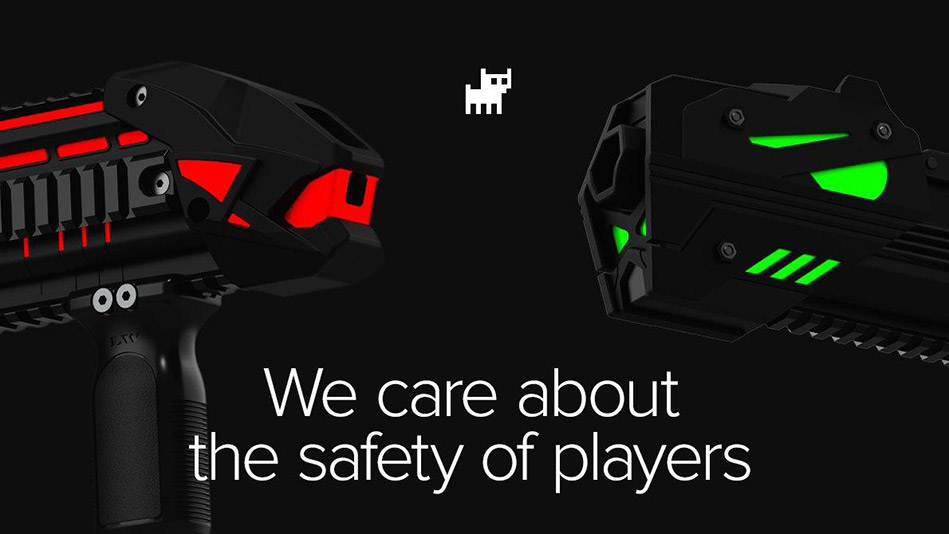 Laser tag weapon safety pads