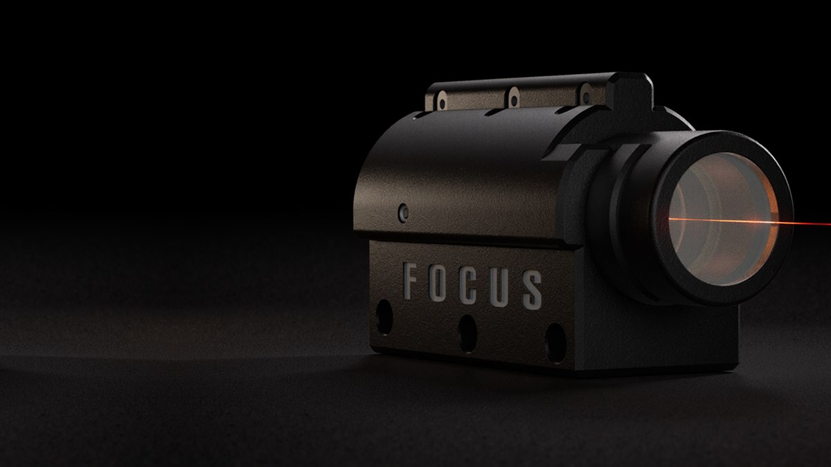 FOKUS optical system module by LASERWAR with laser beam