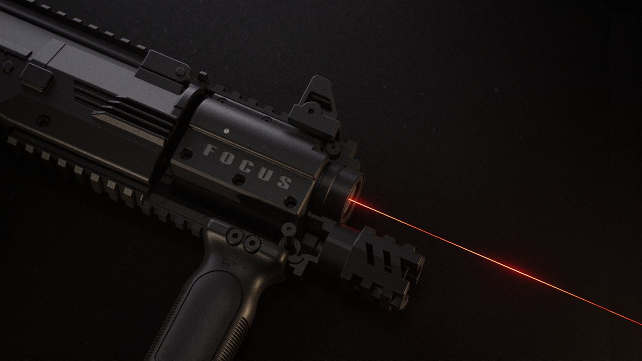 Preview: FOKUS optics demonstration on a laser tag tagger