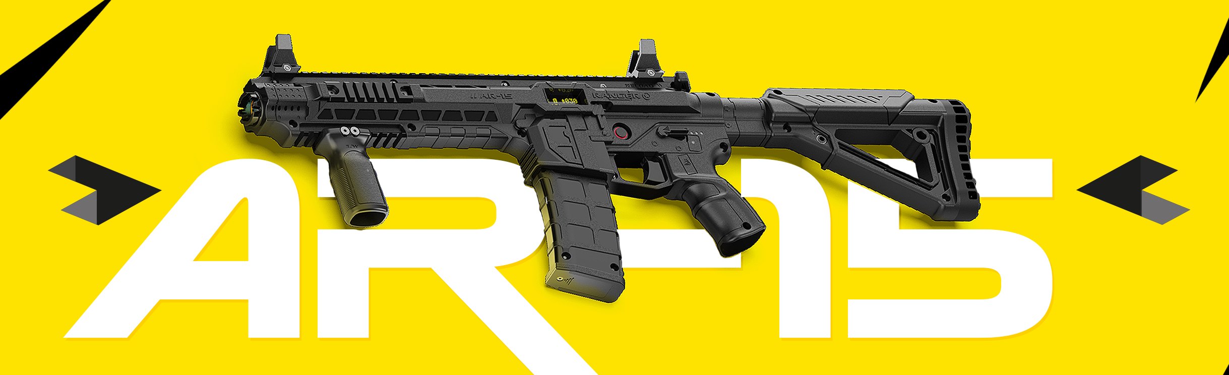 AR-15 Ranger — original LASERWAR equipment banner