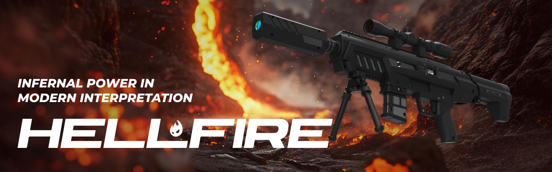 Hellfire — original LASERWAR equipment banner