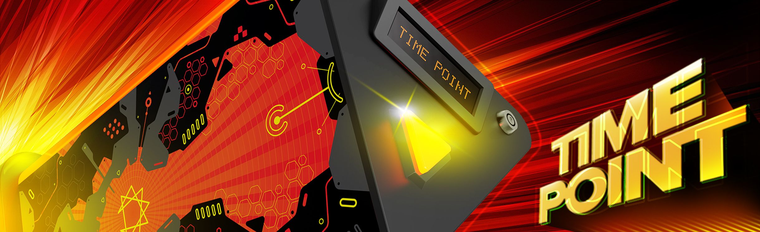 Time Point — original LASERWAR equipment banner