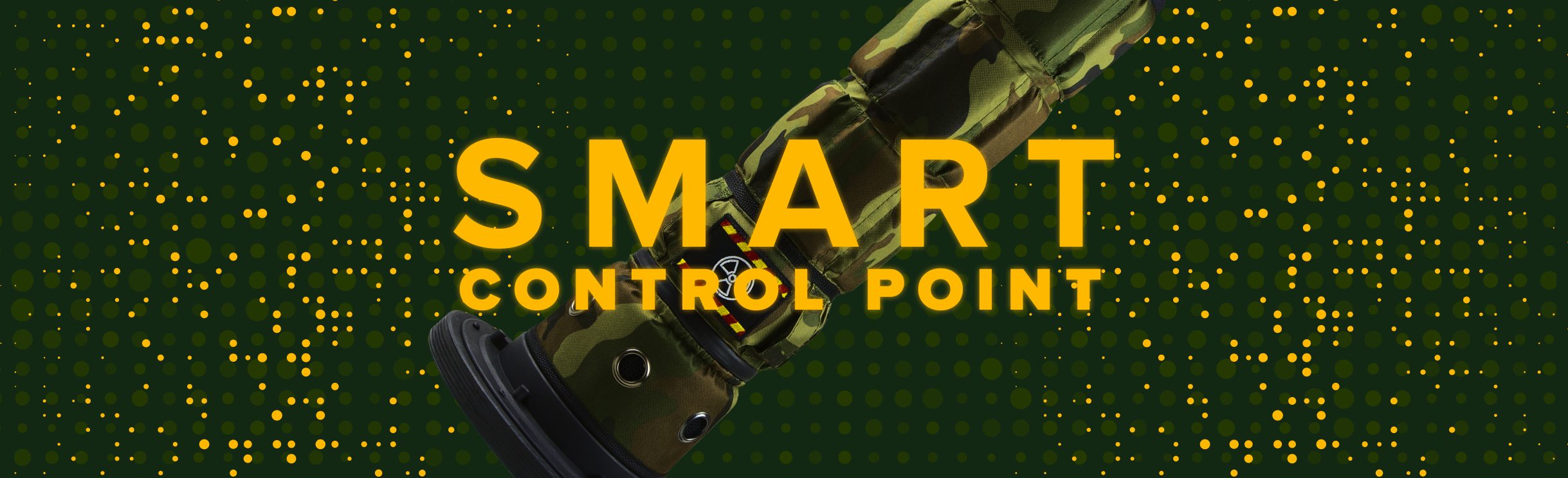 Smart Control Point — original LASERWAR equipment banner