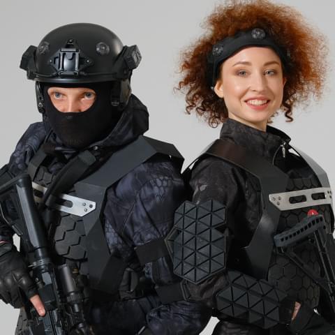 ar-15 ranger for laser tag in hand