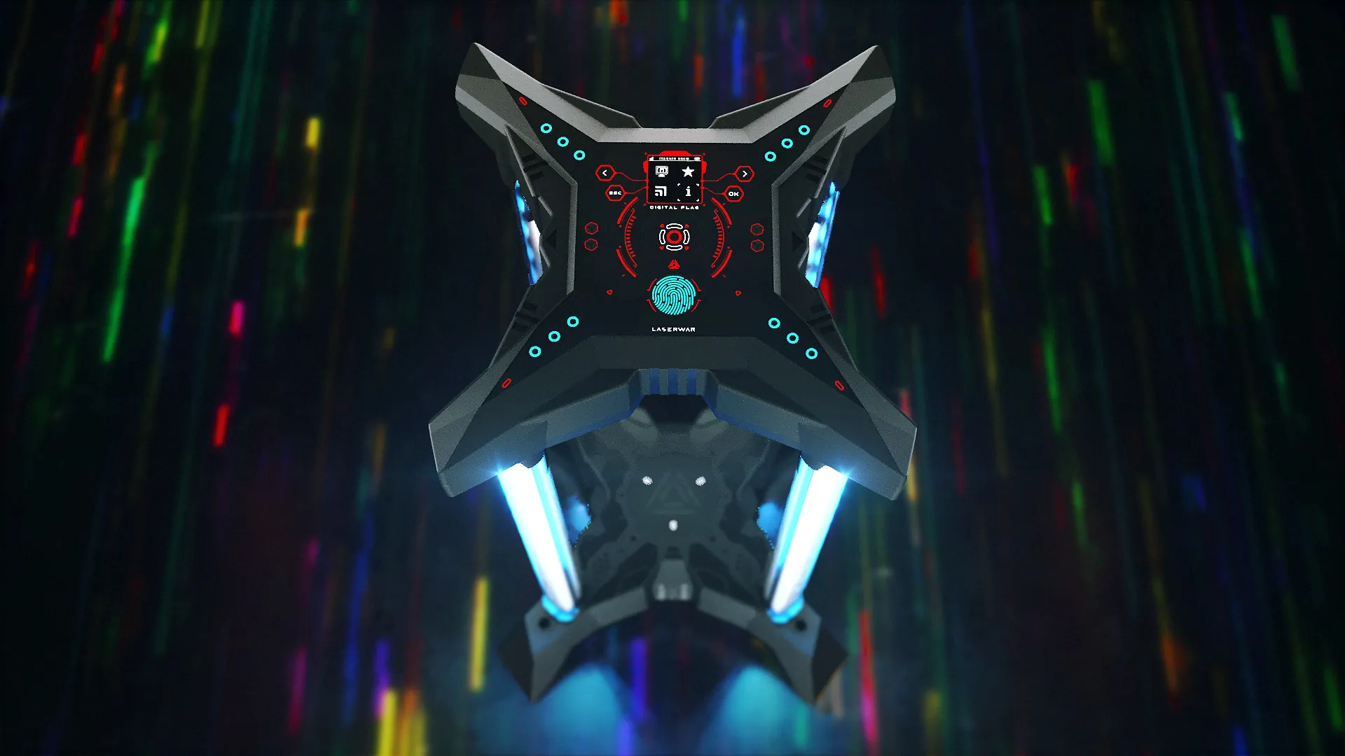 Official LASERWAR Digital Flag product film