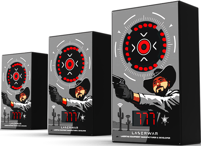 Shooting gallery — original LASERWAR product image