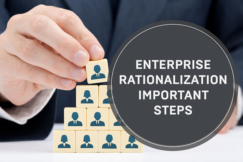 Enterprise rationalization. Important steps