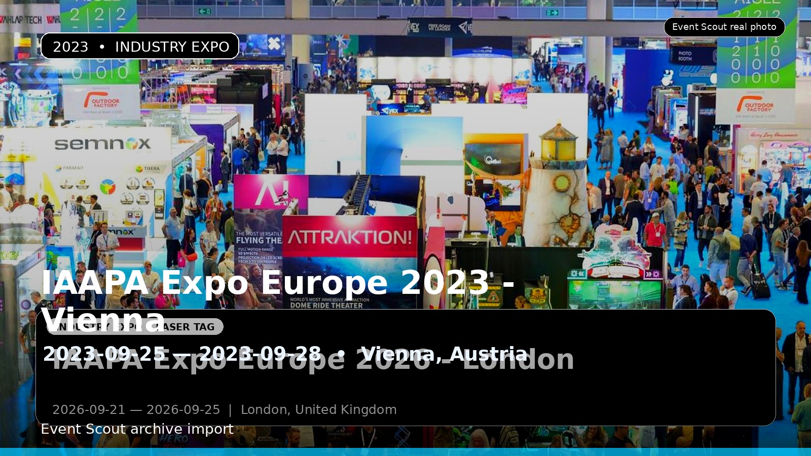 IAAPA Expo Europe 2023 - Vienna