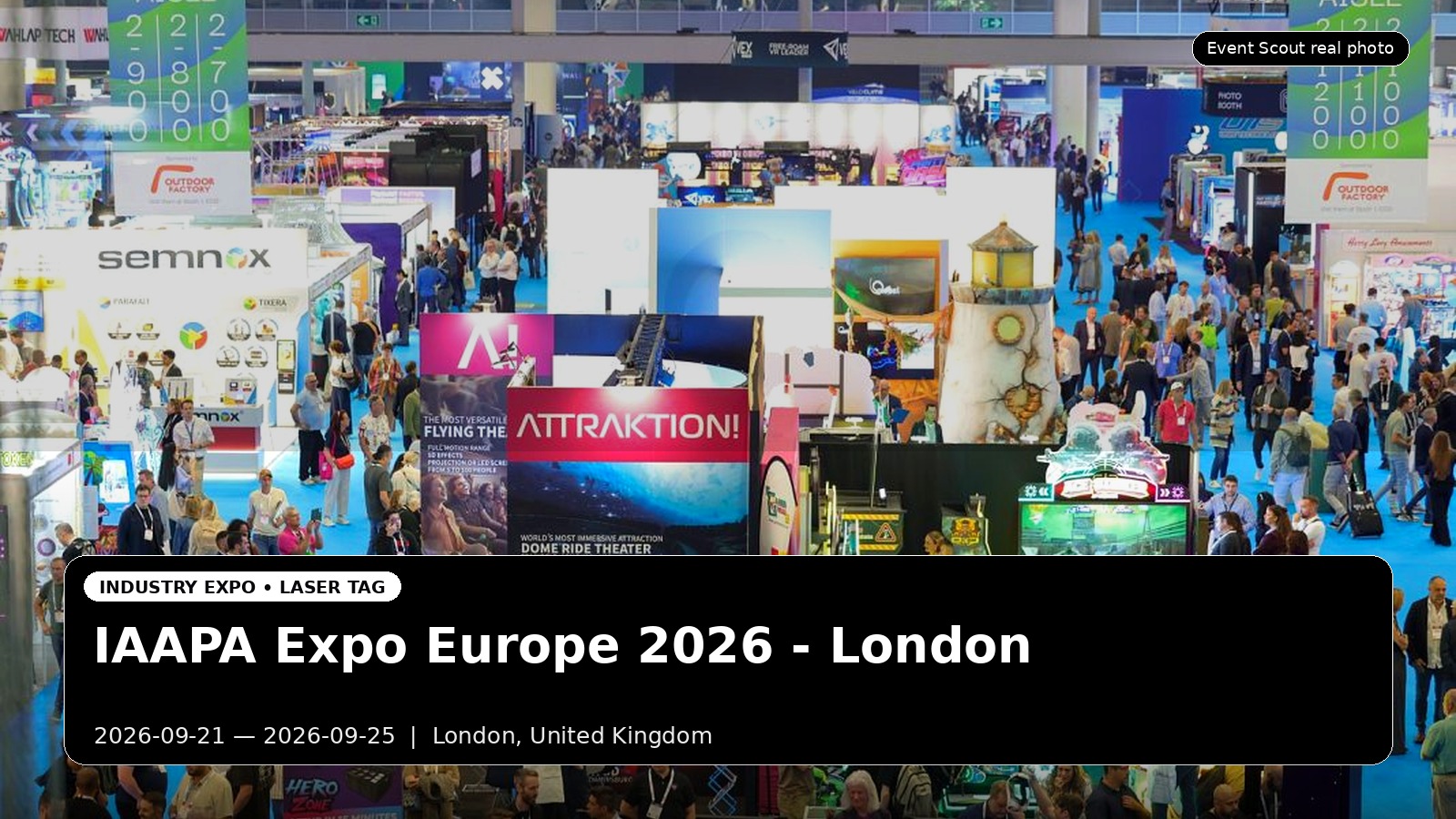 IAAPA Expo Europe 2026 - London