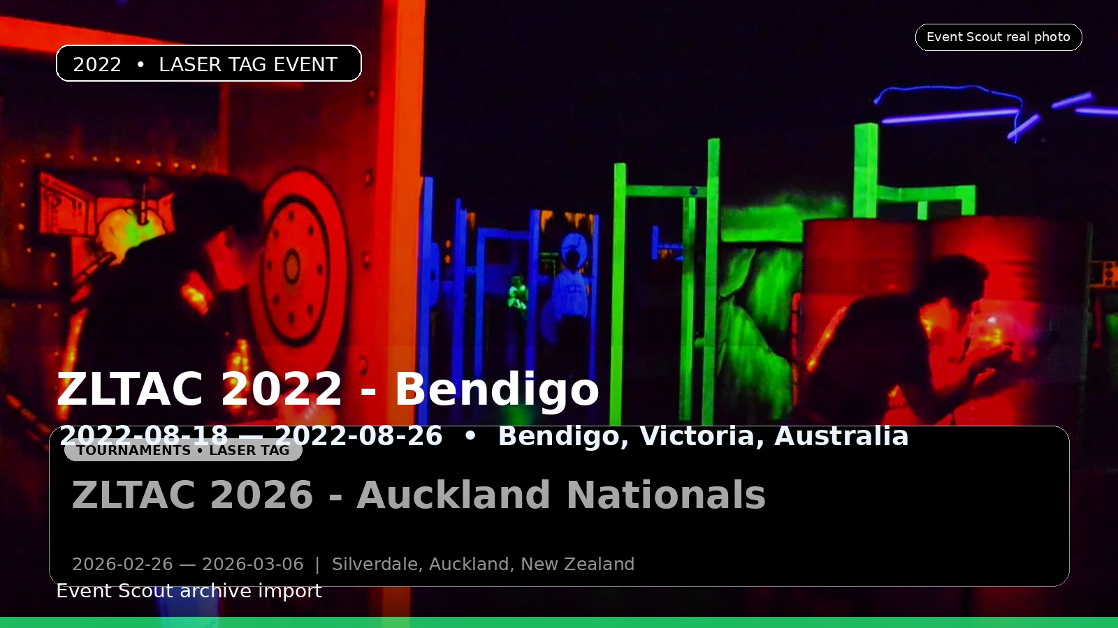 ZLTAC 2022 - Bendigo