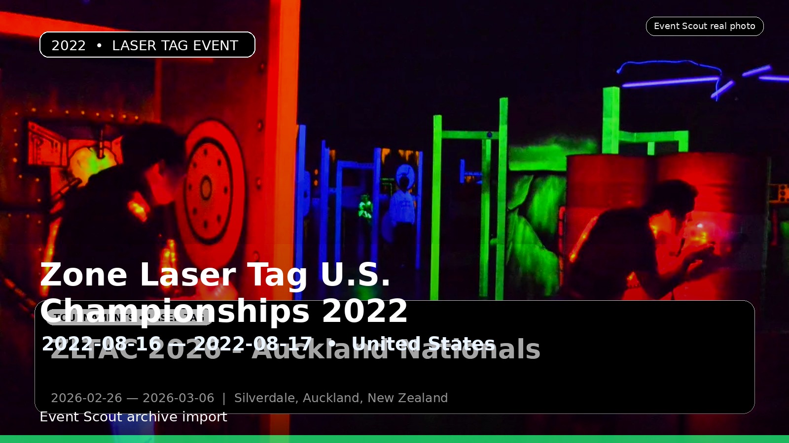 Zone Laser Tag U.S. Championships 2022