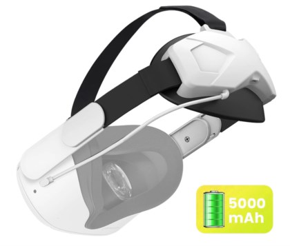 External Battery for Oculus Quest 2 with additional accessories