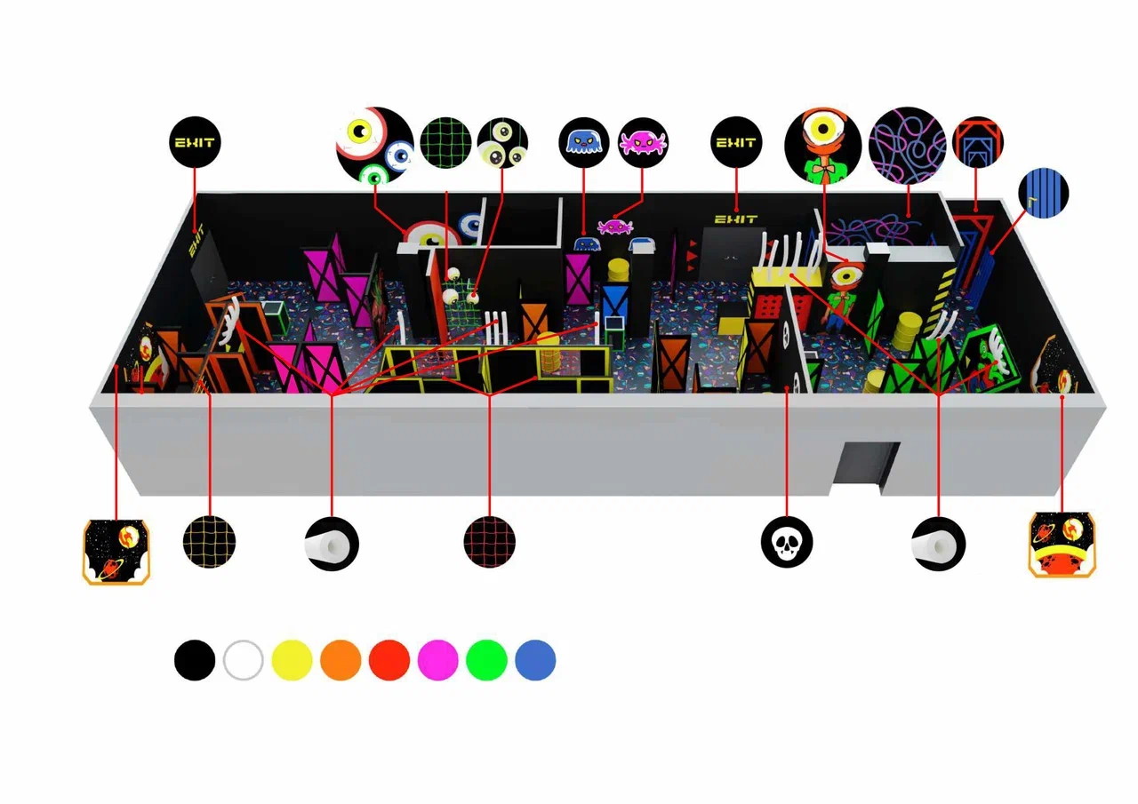 Laser Tag arena design project + author’s supervision photo 1
