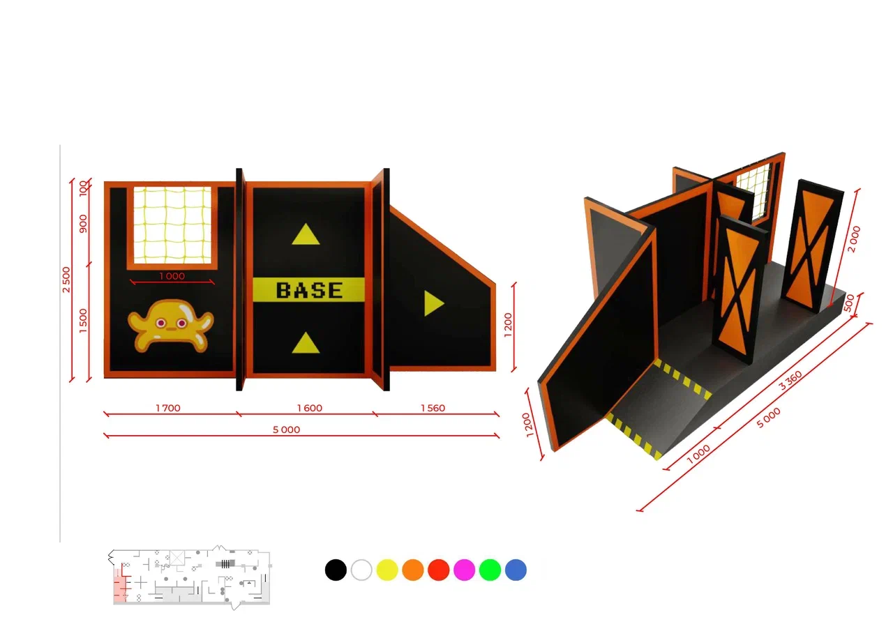 Laser Tag arena design project + author’s supervision photo 2