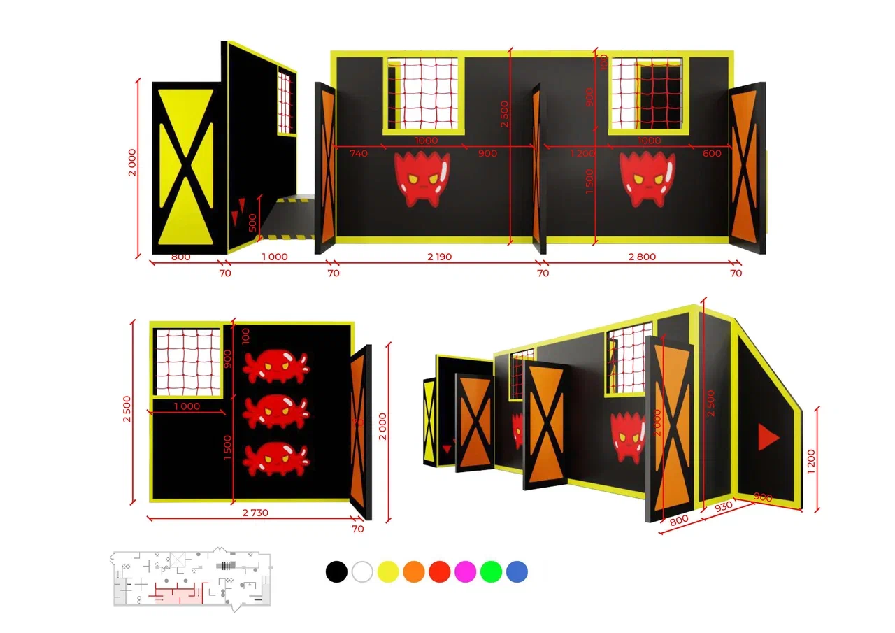 Laser Tag arena design project + author’s supervision photo 11
