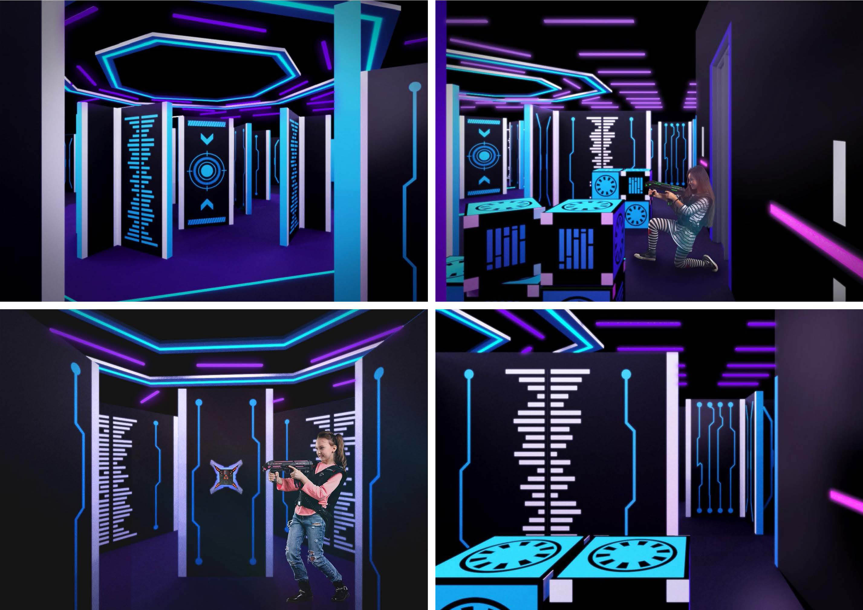 Laser Tag arena design project photo 11