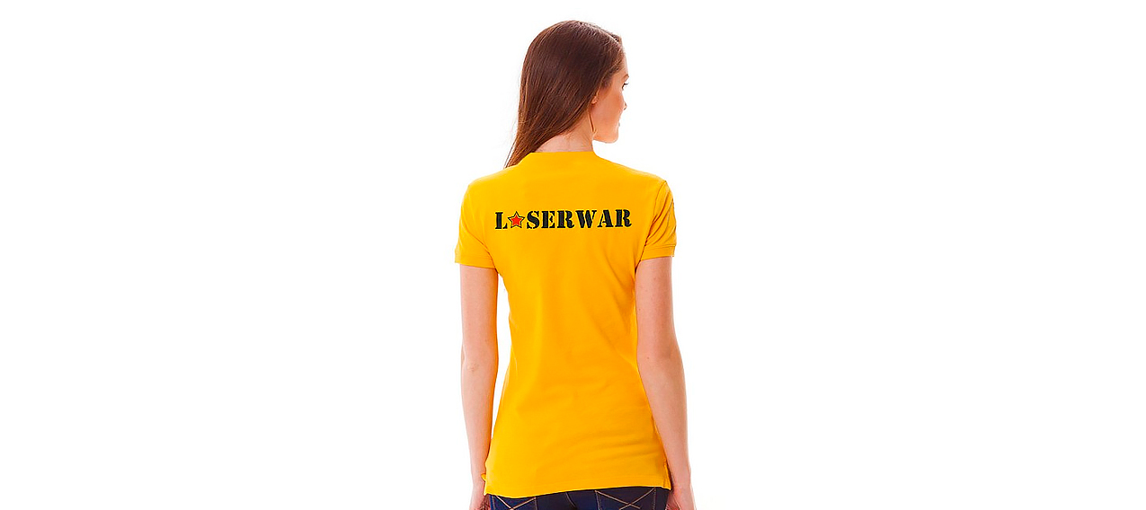 T-Shirt With Laserwar Logo photo 2
