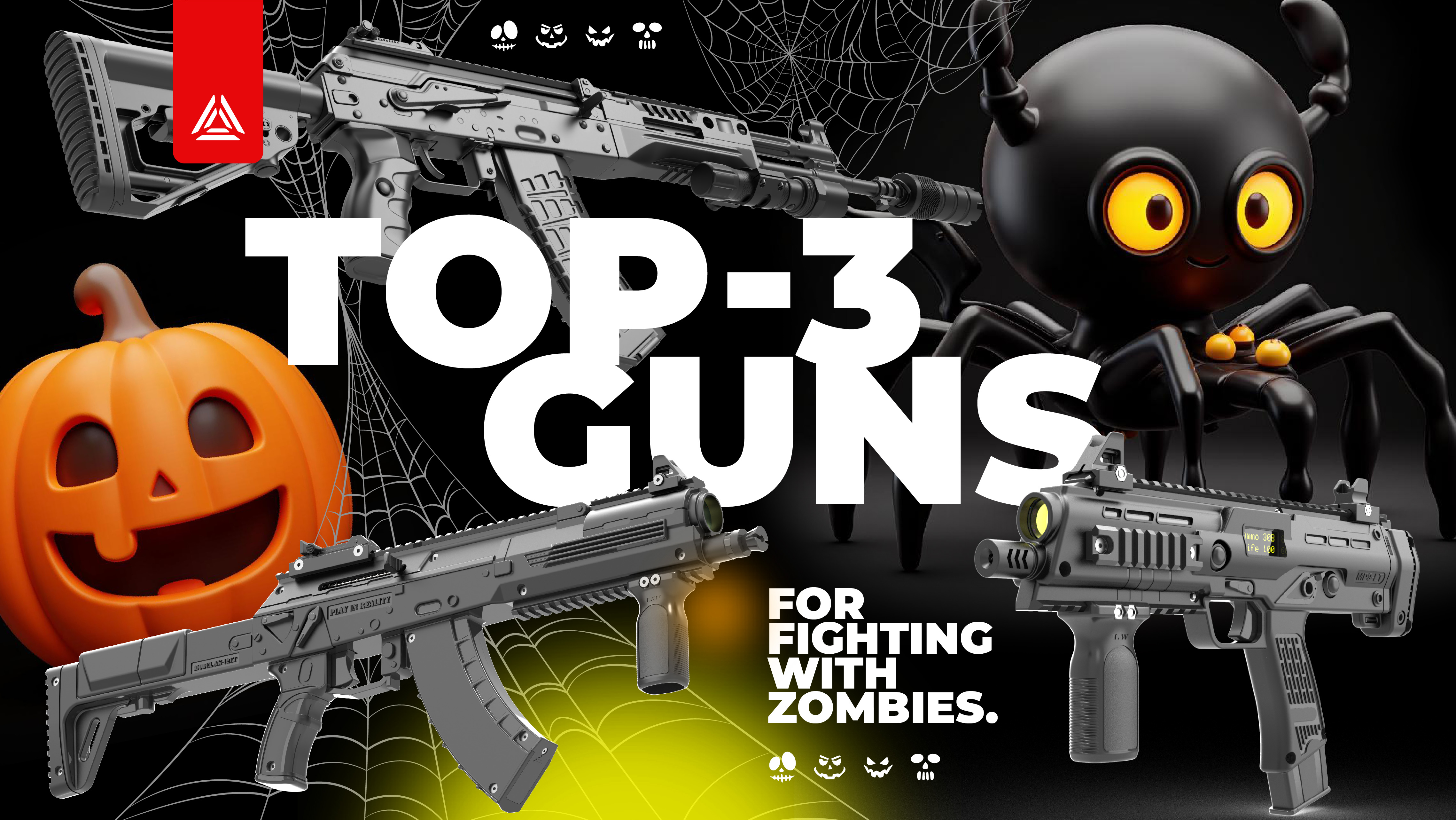 Laser tag for Halloween. TOP-3 guns for fighting with zombies