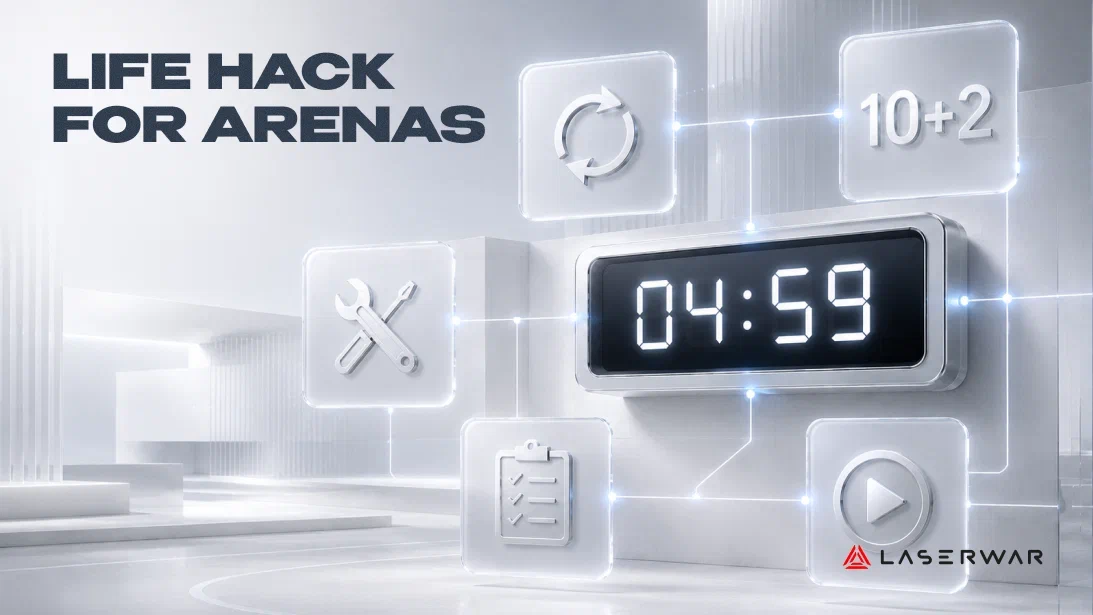 5 Minutes Before the Game Starts: What to Do If One Laser Tag Set Fails?
