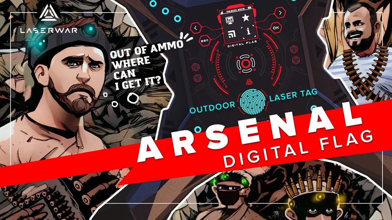 Arsenal. Digital flag scenario