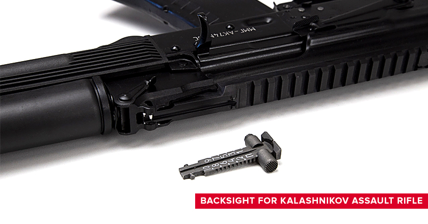 Backsight for Kalashnikov assault rifle
