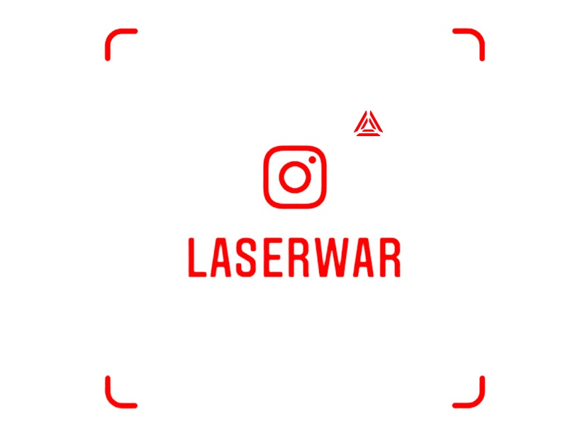 LASERWAR has got its own business card in Instagram