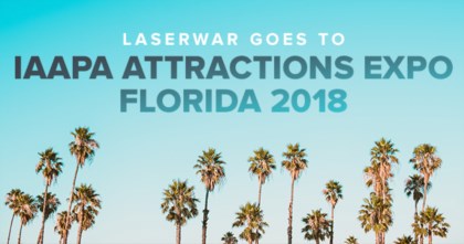 LASERWAR is preparing for a trip to IAAPA Attractions Expo 2018