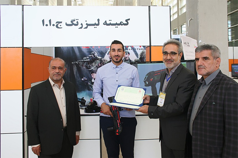 LASERWAR tagers at an exhibition in Iran