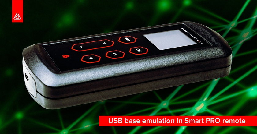 USB base emulation In Smart PRO remote