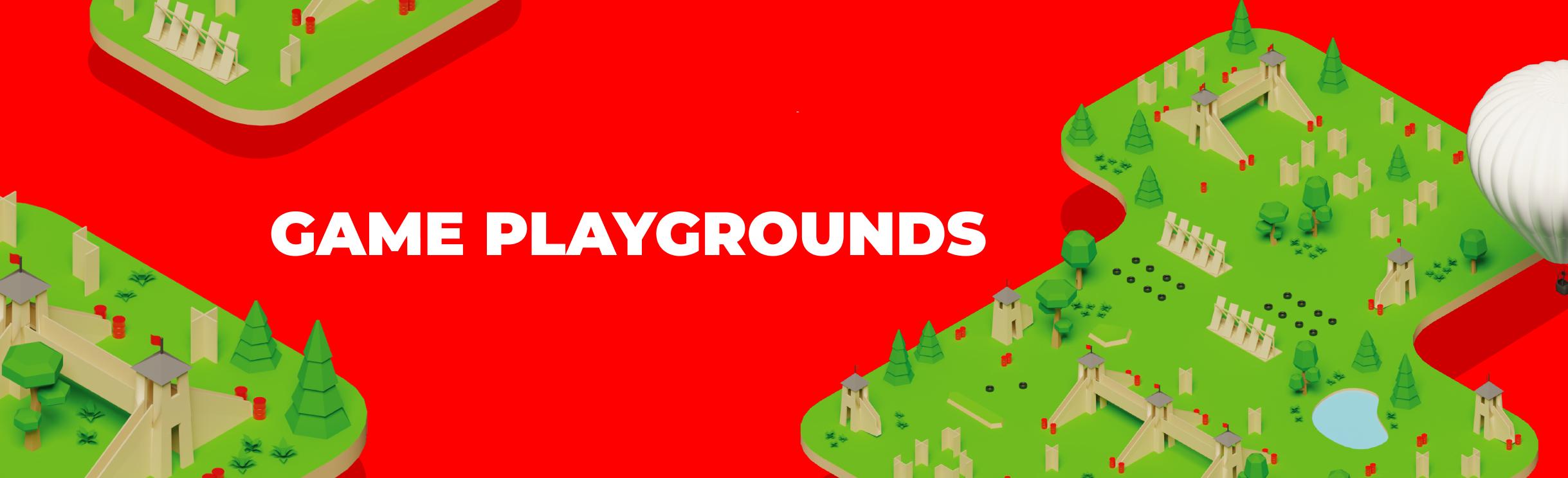 Laser tag game-playgrounds