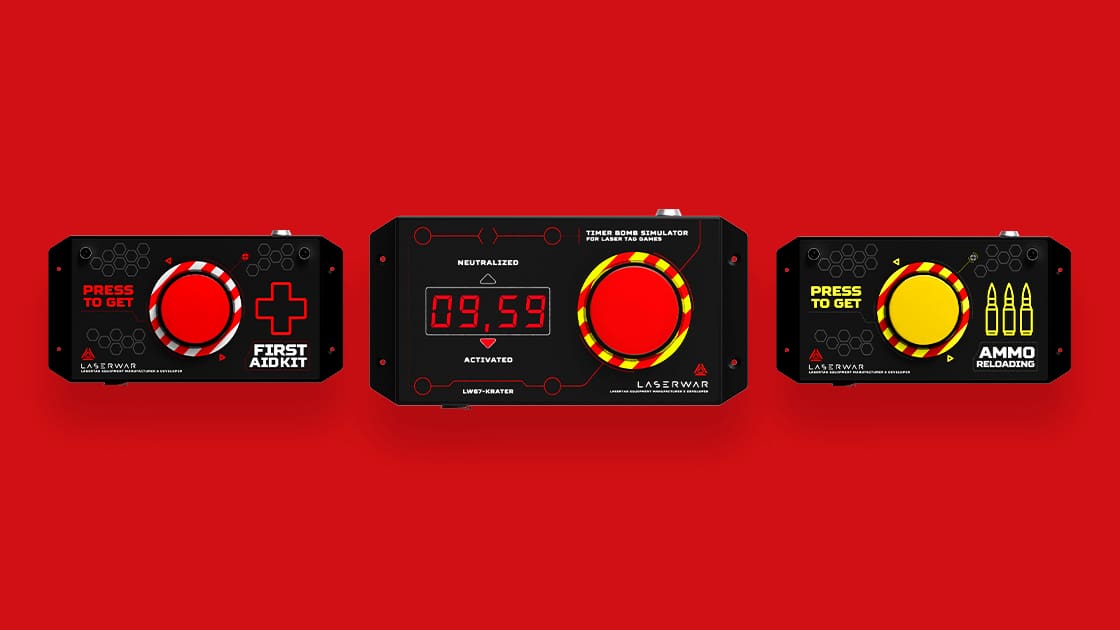 One body – three devices. Crater, Arsenal, Basic first aid kit