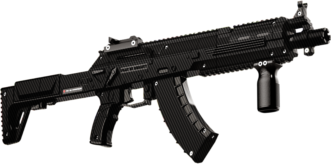Laser tag rifle custom color scheme