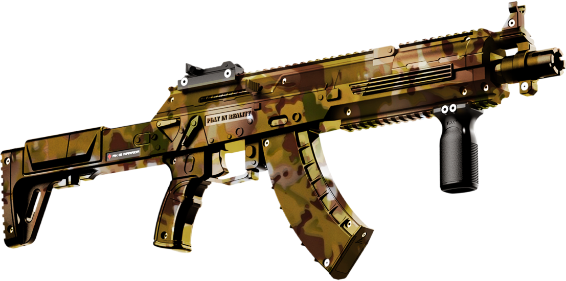 Laser tag rifle custom color scheme