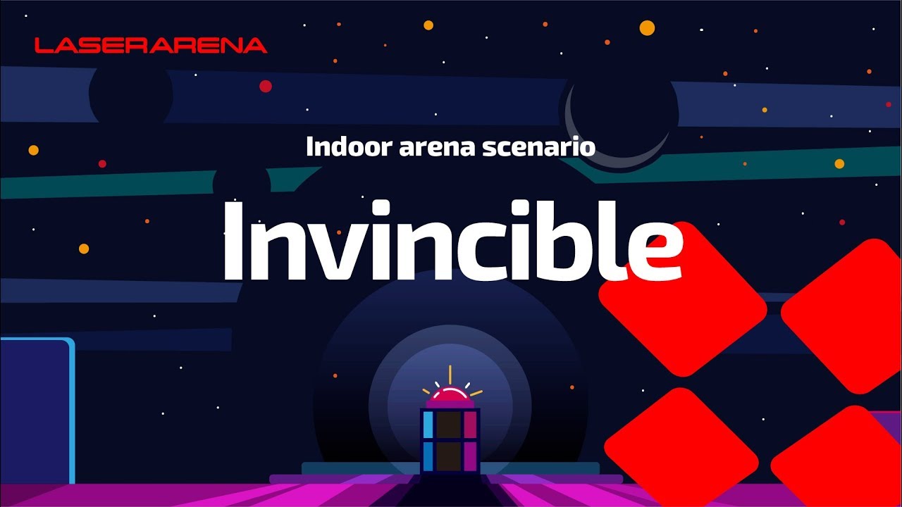 Indoor laser tag scenarios