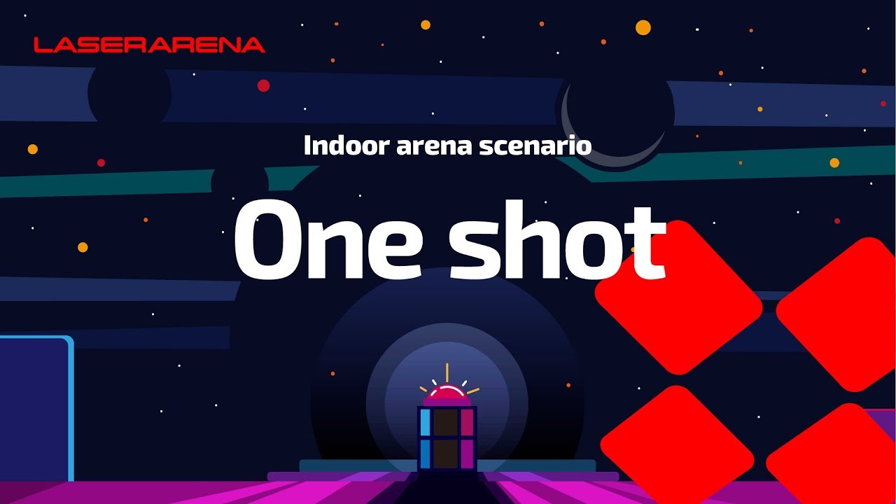 Indoor laser tag - One shot scenario