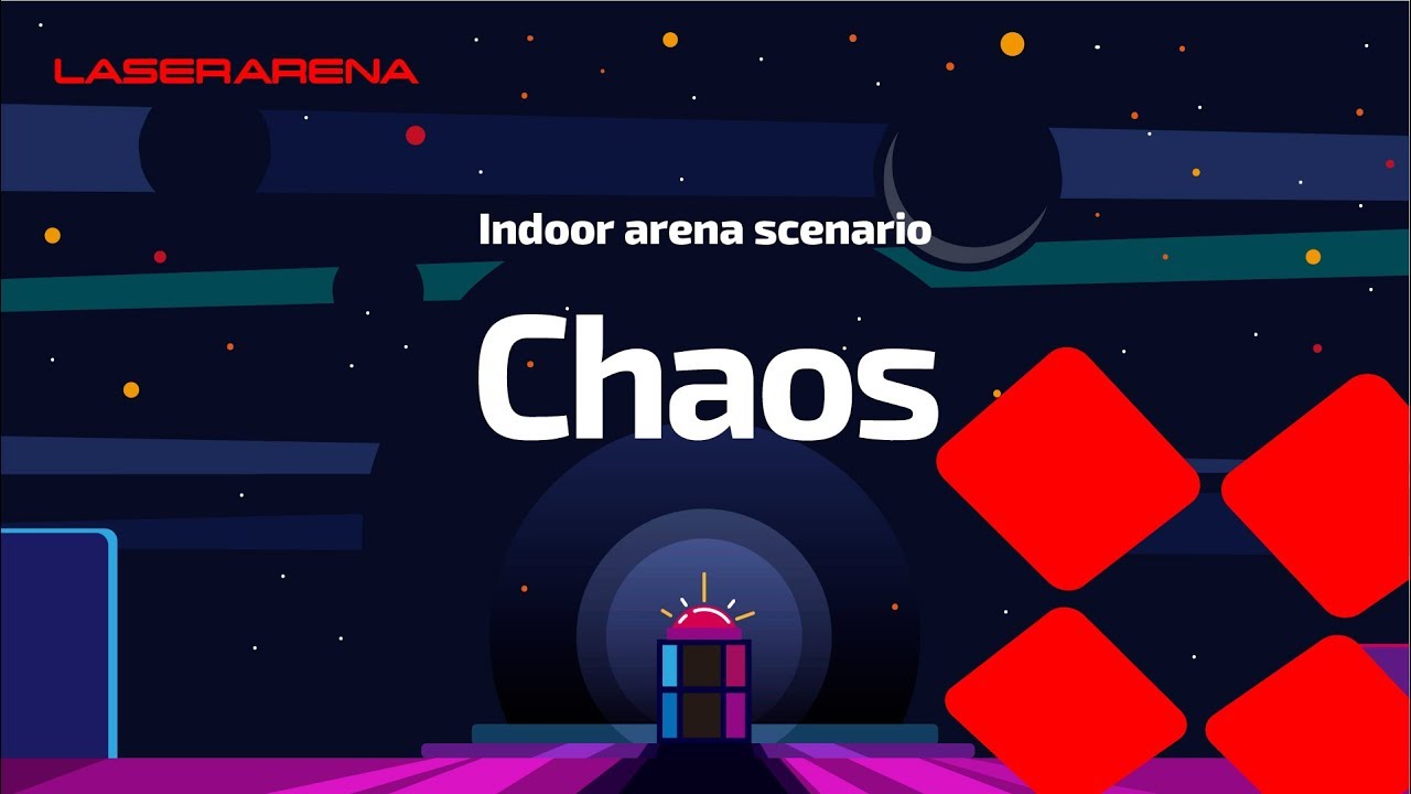 Indoor laser tag - Chaos scenario