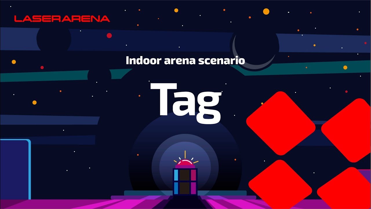 Indoor laser tag - Slide scenario