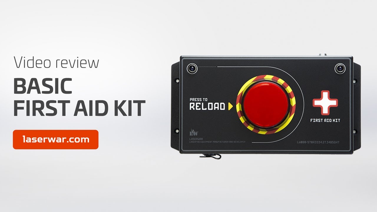 Laser tag device - First aid kit