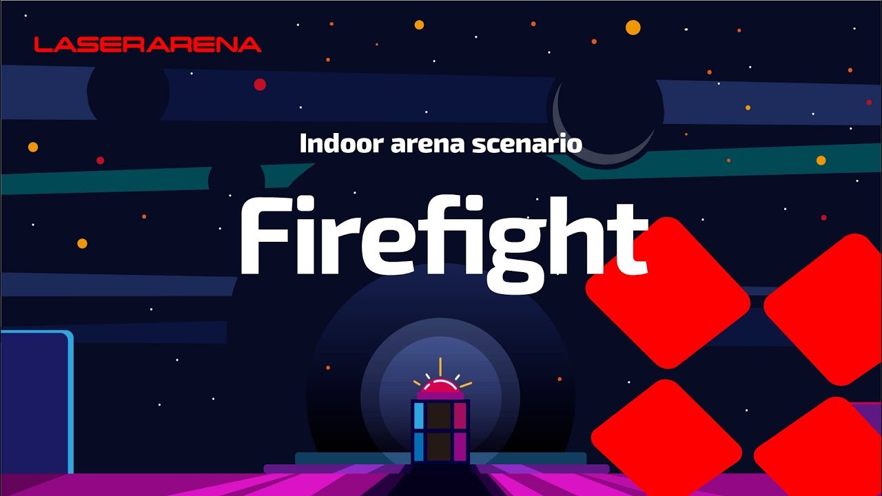 Indoor laser tag - Firefight scenario