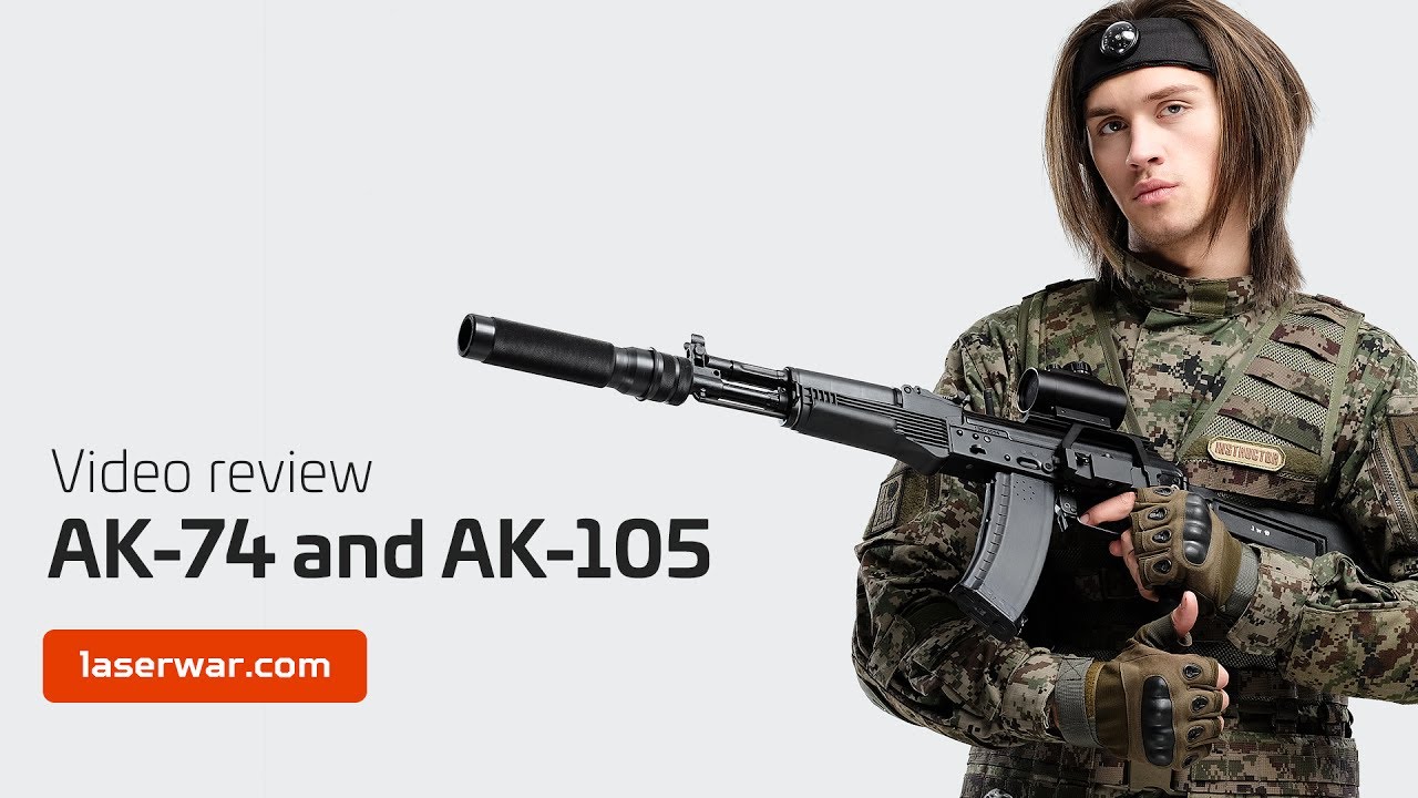 Laser tag equipment - Assault rifles AK-74 and AK-105