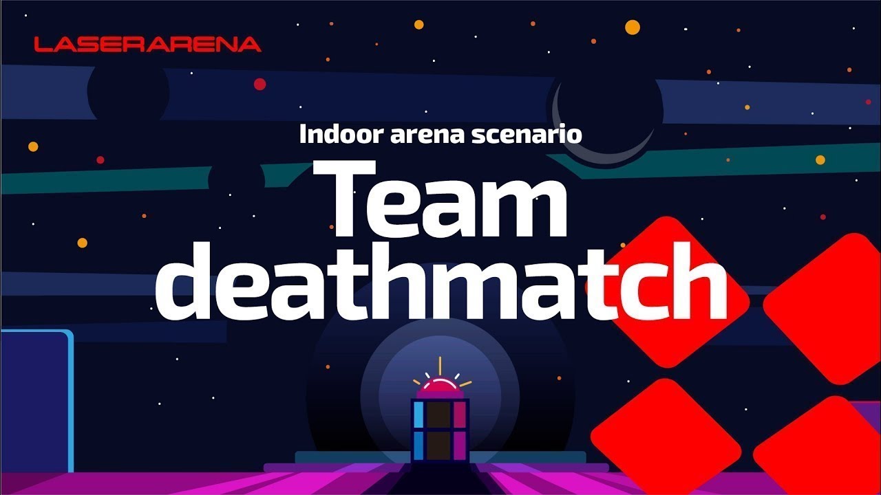 Indoor laser tag - Team deathmatch scenario