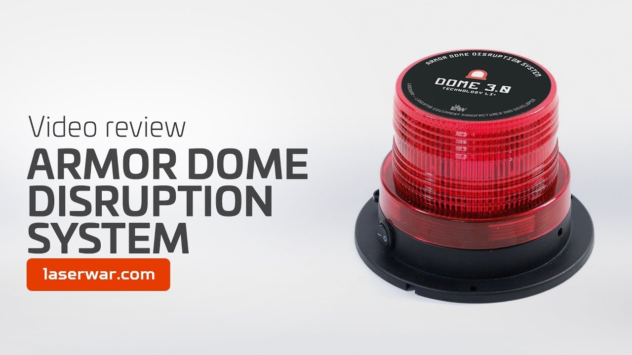 Laser tag device - Armor dome disruption system