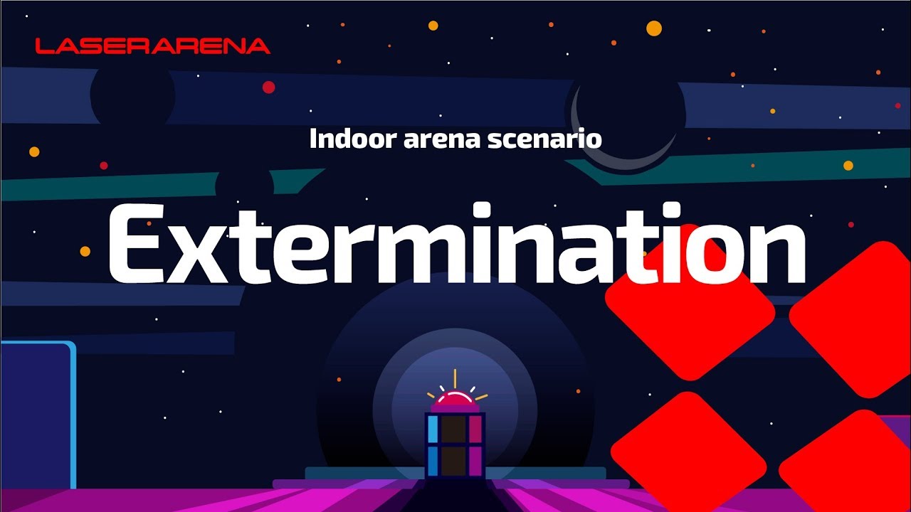 Indoor laser tag - Extermination scenario
