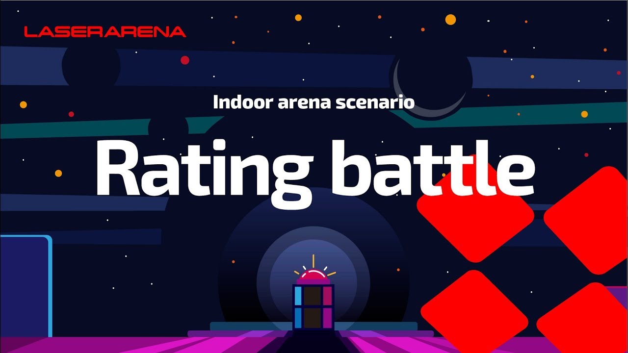 Indoor laser tag - Struggle for rating scenario