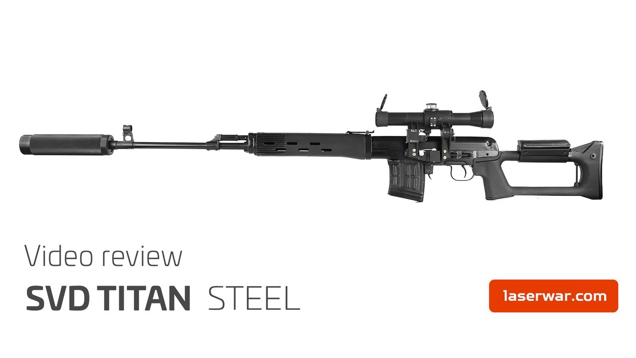 Laser tag weapon - Sniper rifle SVD "Titan"