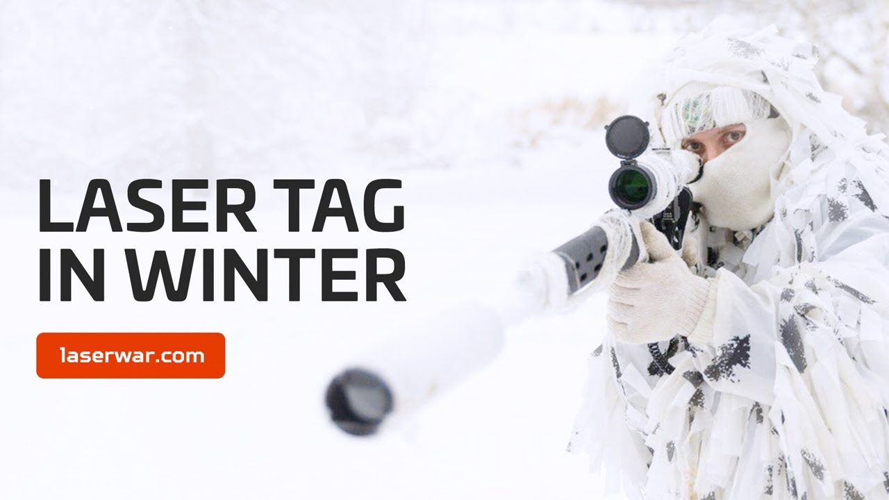 Laser tag in winter
