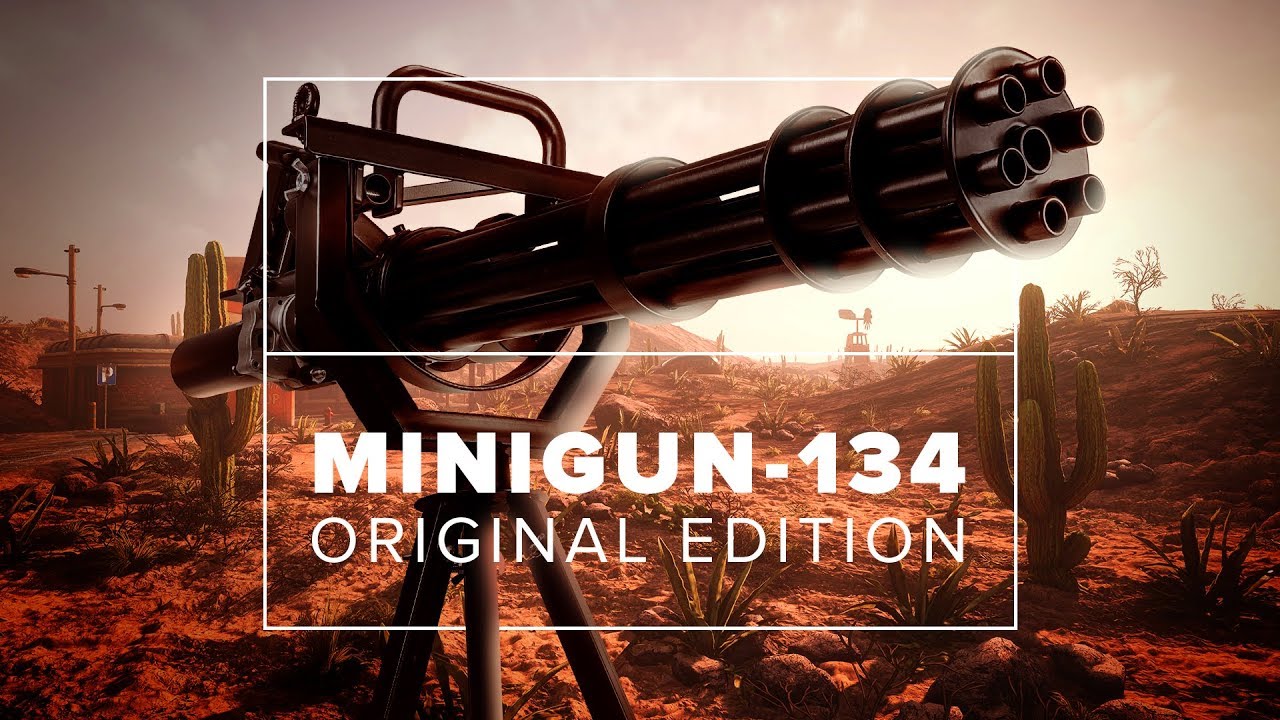 Laser tag equipment - Machine gun "Minigun-134"